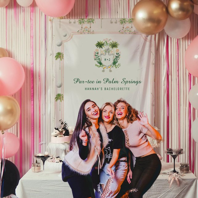 Par-Tee Before The Tee | Photo Booth Backdrop Tapestry (Creator Uploaded)