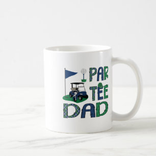Par-tee Dad Golf Lover Birthday Party Family Match Coffee Mug