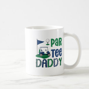 Par-tee Daddy Golf Lover Birthday Party Family Mat Coffee Mug