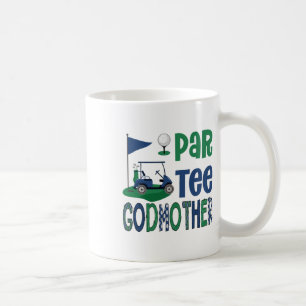 Par-tee Godmother Golf Lover Birthday Party Family Coffee Mug