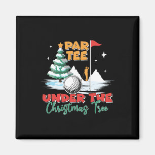 Par Tee Golf Player Xmas Golfing Golfer Funny Chri Magnet
