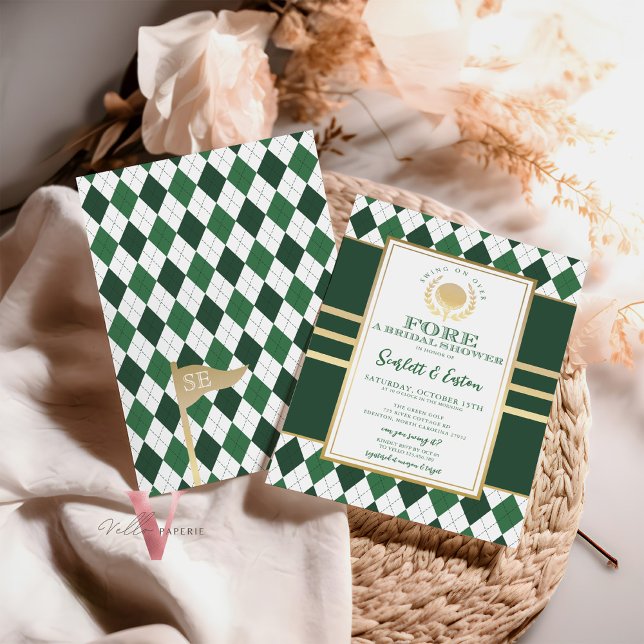 PAR-TEE Green Golf BRIDAL Shower Invitation  (Creator Uploaded)