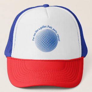 Par-tee like a golfer trucker hat