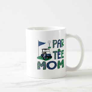Par-tee Mum Golf Lover Birthday Party Family Match Coffee Mug