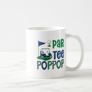 Par-tee Poppop Golf Lover Birthday Party Family Ma Coffee Mug