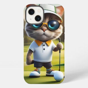 "Par-tee Time: The Cool Cat’s Golf Swing!" iPhone 13 Case