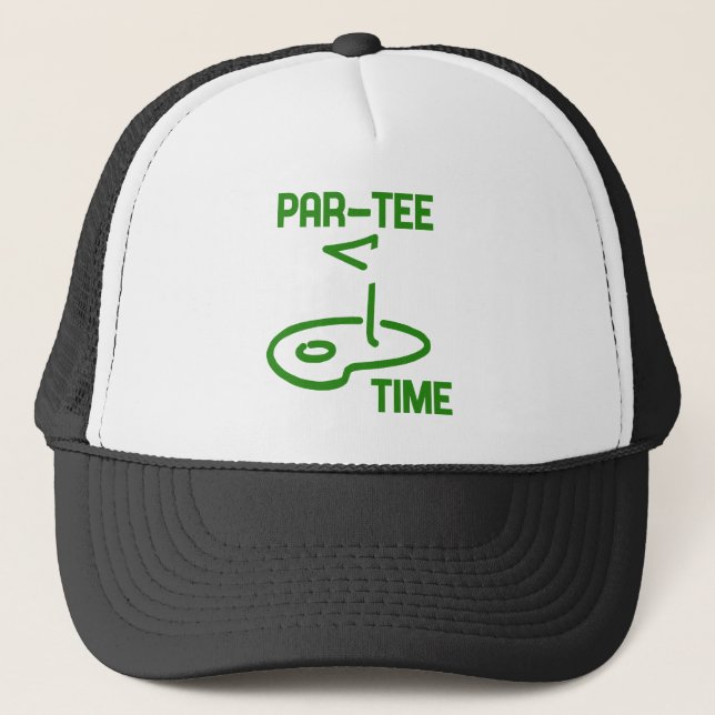 Par Tee Time Trucker Hat (Front)