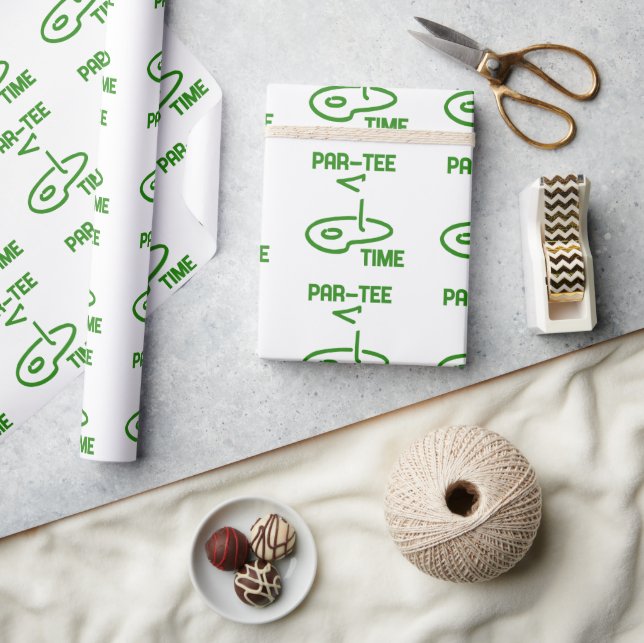 Par Tee Time Wrapping Paper (Crafts)