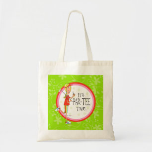 Par-tee tote bag golf lady