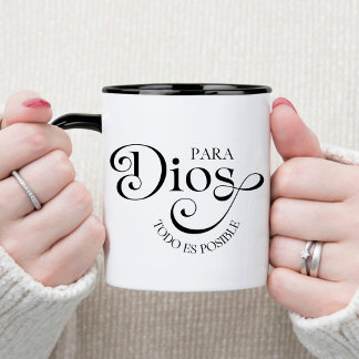 Para Dios Todo Posible Spanish Christian Coffee  Mug