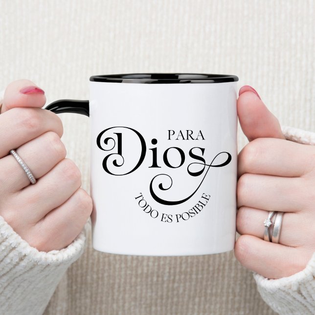 Para Dios Todo Posible Spanish Christian Coffee  Mug (Creator Uploaded)