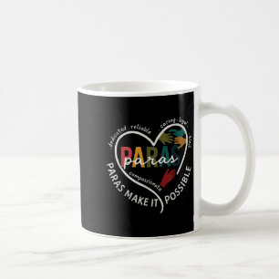Para Heart Paraprofessional Teacher Paraeducator Coffee Mug