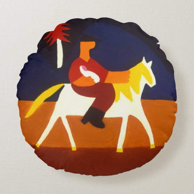 Para Mariana 2005 Round Cushion (Front)