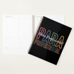 Para Paraprofessional Paraeducator First Day Back Planner<br><div class="desc">Para Paraprofessional Paraeducator First Day Back To School</div>