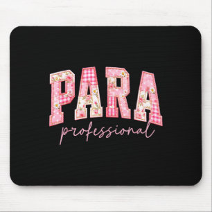 Para professional teacher back to school first day mouse pad
