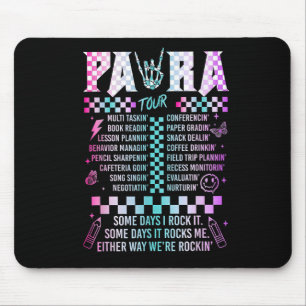Para Tour Teacher Back To School Happy First Day O Mouse Pad