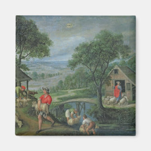 Parable of the Good Shepherd, c.1580-90 Magnet