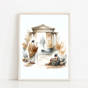 Parable of the Rich Man and Lazarus Art Print