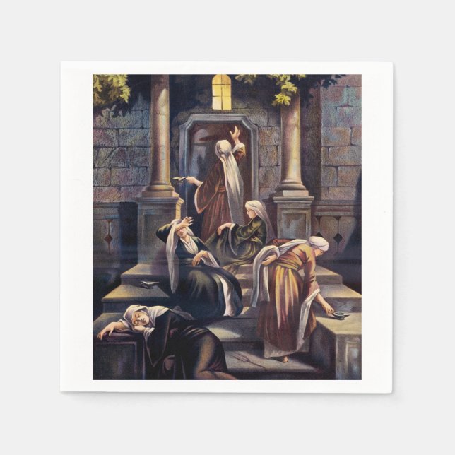 Parable of the Ten Virgins Napkin (Front)