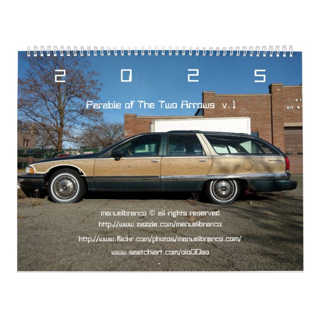 Parable of The Two Arrows  Calendar (Cover)