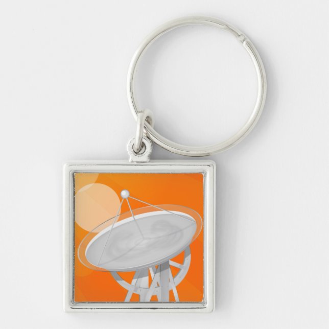 Parabolic Antenna Key Ring (Front)