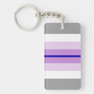 paraboy pride flag key ring