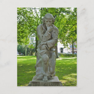 Paracelsus Monument in Salzburg Postcard