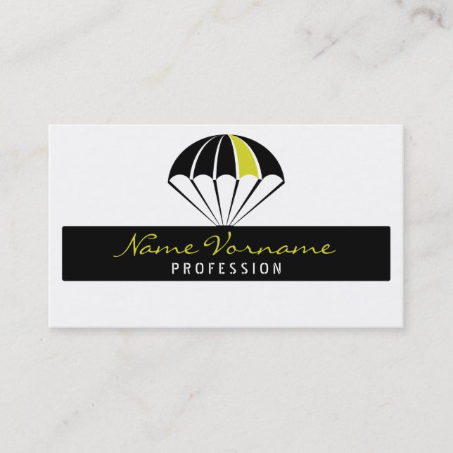 parachute business card (Front)