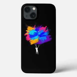 Parachute Colours Skydiver Skydiving iPhone 13 Case