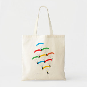 Parachute Formation Tote Bag