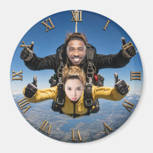 Parachute Jump Photo Gift Skydiving Face Swap Magnet