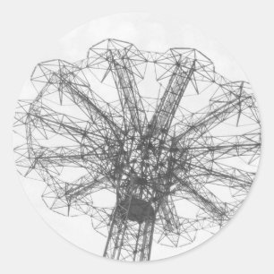 Parachute Jump Tower Stickers