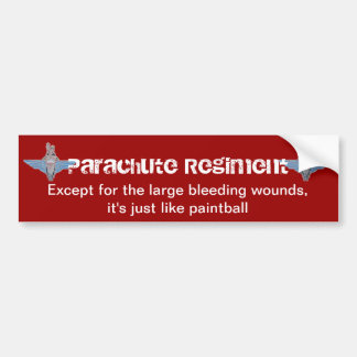 parachute regiment "paintball" sticker