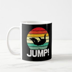 Parachute Retro Aeroplane Adrenaline Skydiver Coffee Mug