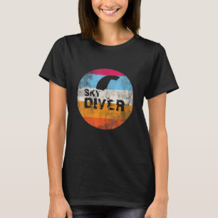 Parachute Retro I Skydiver Tandem Jump Skydive T-Shirt