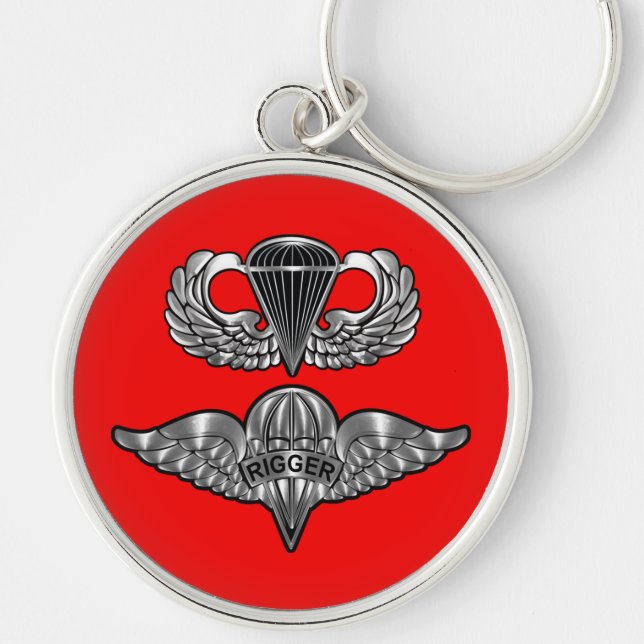 Parachute Rigger (AIRBORNE) Key Ring (Front)