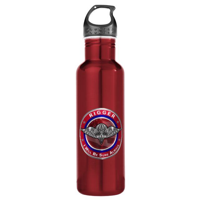 Parachute Rigger-Amazing Airborne Soldiers   710 Ml Water Bottle (Front)