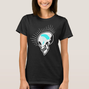Parachute Skull I Skydiver Tandem Jump Skydive T-Shirt