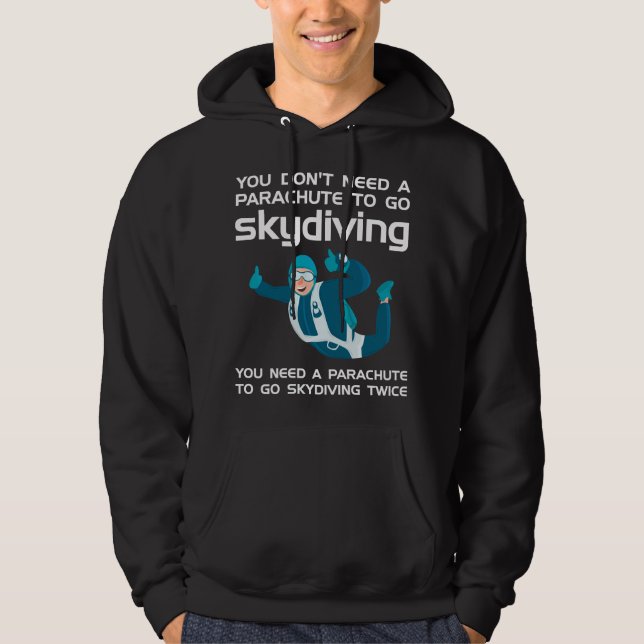 Parachute Skydiving Hoodie (Front)