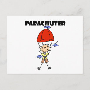 Parachuter Tshirts and Gifts Postcard