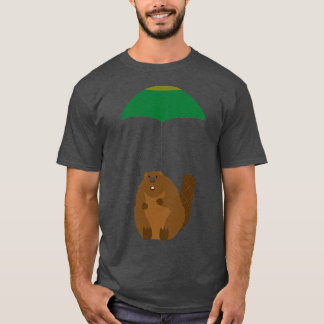 Parachuting Beaver T-Shirt