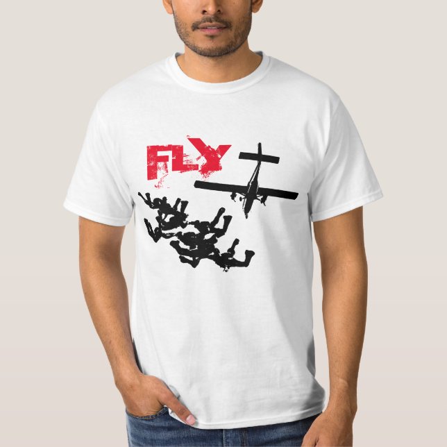 Parachuting FLY T-Shirt (Front)
