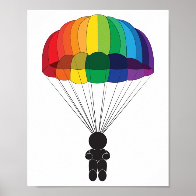 Parachuting Poster (Front)