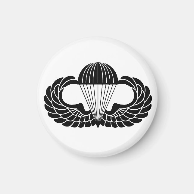 Parachutist badge magnet (Front)