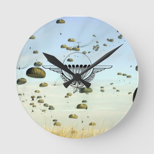 Parachutist Clock (Front)