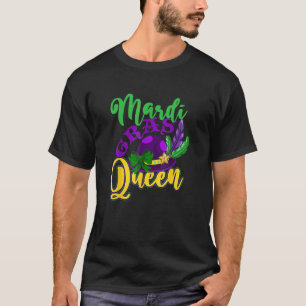 Parade Carnival Masquerade Women Queen Mardi Gras T-Shirt