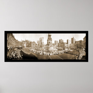 Parade Indianapolis IN Photo 1918 Poster