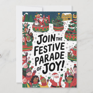 Parade Of Joy - Christmas Card