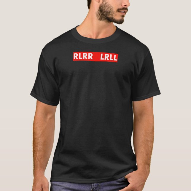 Paradiddle Drummer Musician Drumming Marching Band T-Shirt (Front)