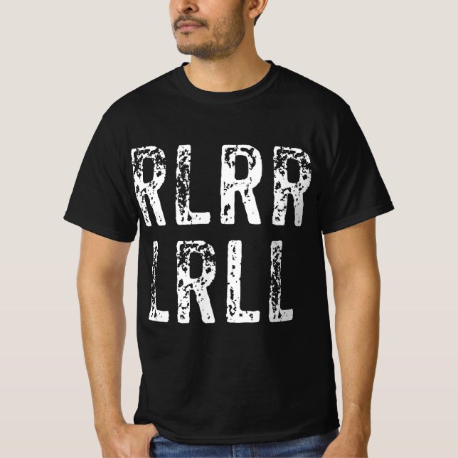 Paradiddle Drummer Musician Drumming Marching Band T-Shirt (Front)